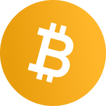 Bitcoin logo.