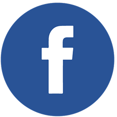 Facebook social icon.