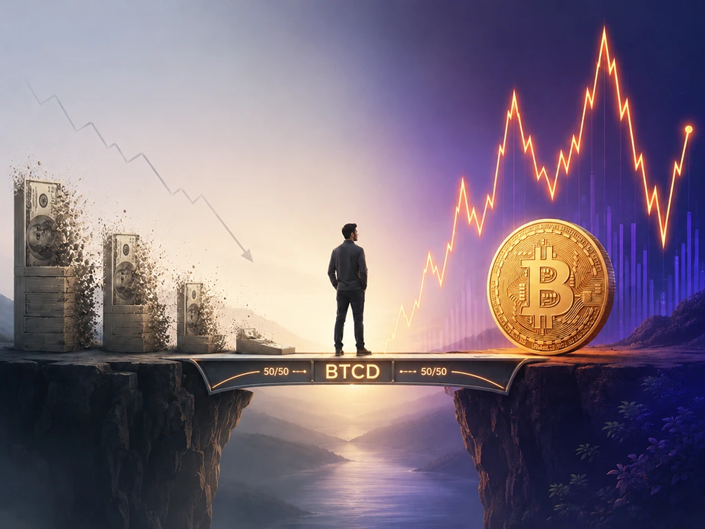 Inflation eroding cash vs. Bitcoin volatility.