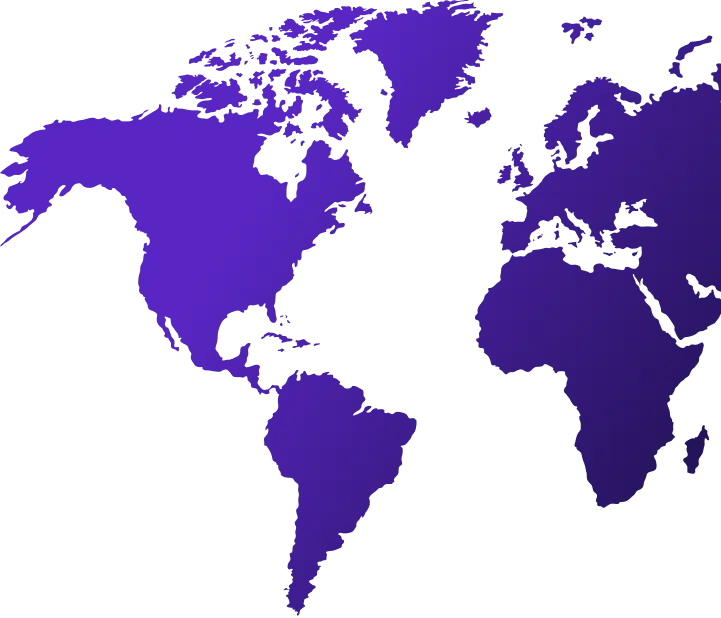 America map.