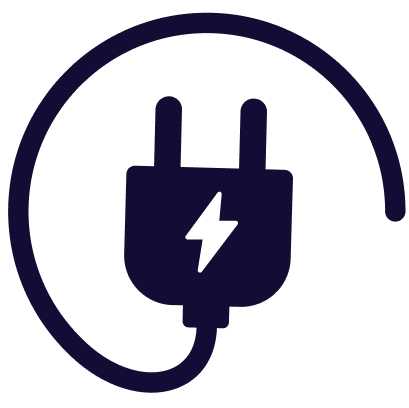 Plug & play apis icon.