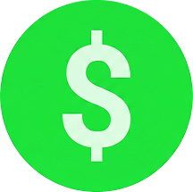 Usd icon green