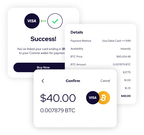 Enable native crypto buying & selling in your web3 wallet.